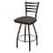 Holland Bar Stool Co 25" Swivel Counter Stool, Brnz Finish, Graph Chalice Seat X410 - alternate 1